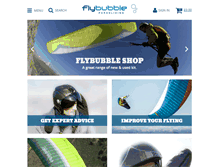 Tablet Screenshot of flybubble.com